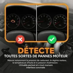 Boîtier du Diag-OBD2 V2 vu de face